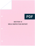 Weld Inspection Report