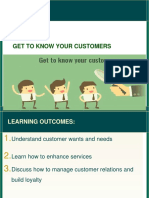 Get To Know Your Customers: Slide ©2004 by Christopher Lovelock and Jochen Wirtz Services Marketing 5/E