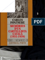 Memories Dun Cartellista Catala - Carles Fontsere1