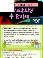 Math PPT Divisibility