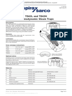 TD42L and TD42H Thermodynamic Steam Traps: Description