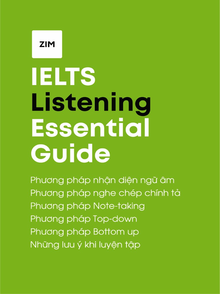 Ielts Listening Essential Guide Pdf