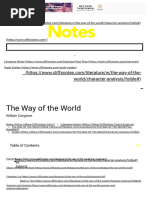 The Way of The World: World/character-Analysis/foible#)