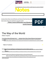 The Way of The World: World/character-Analysis/foible#)