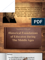 Historical Foundations of Education