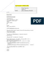 Ajax Example 1 - HTML - XML: Source Code: Getcdcollection - HTML