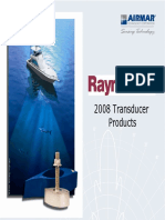 RAYMARINE 2008 Product & Technical Transducer