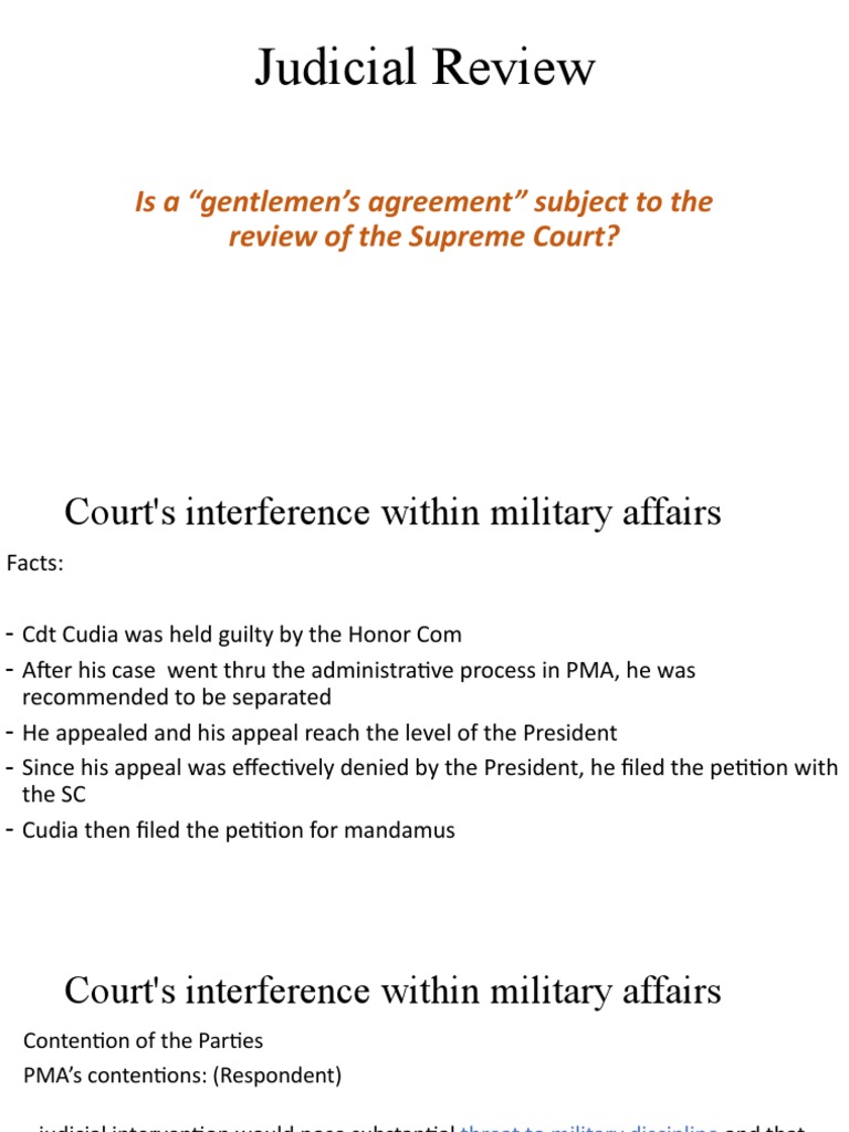 Supreme Court Review of Military Discipline | PDF | Judiciaries ...