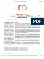 Comparison of the CIELab and CIEDE2000 color difference formulas | Elsevier Enhanced Reader