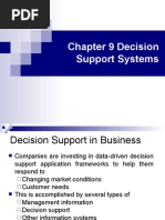 Chapter 9 Decision Support Systems