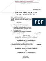 HE OA Oundation: The Goa Foundation V Ministry of Environment & Anr, & Other Matters PILWP22-2017+NGT-F