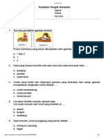Soal PTS B. Indonesia KLS 1 SM 1 (Guruzamannow - Id)