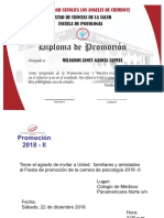 Diploma de Promocion Uladech