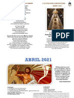 Calendario Abril 2021