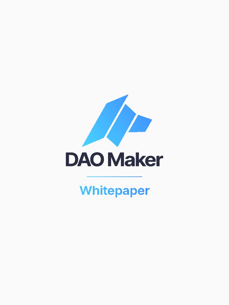 DAO Maker Whitepaper | PDF | Venture Capital | Corporate Finance