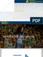 Clase 1 Taller de Coro Secundaria (Beneficios de Cantar)