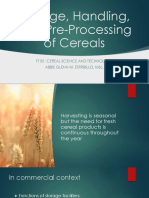 Lec.4. Storage, Handling, and Pre-Processing of Cereals