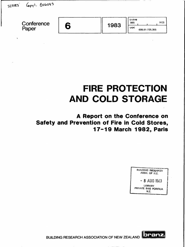 Cold Storage | PDF | Refrigeration | Water Heating
