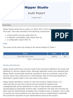 Audit Report Nipper Studio Nipper Studio Audit Report 2 March 2017 Summary