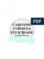 Cardápio Copos Da Felicidade