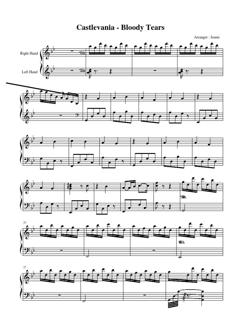 Castlevania Bloody Tears PDF