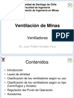 Ventilación de minas - Ventiladores centrífugos y su clasificación