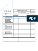 FORMATO 006-CHECK LIST DE MAQUINA SOLDADORA