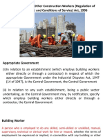 The Building and Other Construction Workers (Regulation of Employment and Conditions of Service) Act, 1996