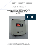 Controle de umidade e temperatura microprocessado CAUT