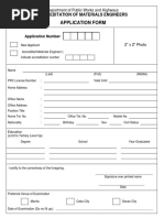 FORM - Application Form ME