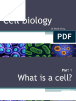 Cell Biology: LE Thanh Huong