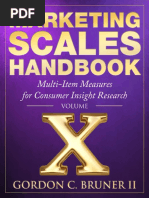 Gordon C. Bruner II - Marketing Scales Handbook, Volume 10 - Multi-Item Measures For Consumer Insight Research-GCBII Productions (2019)