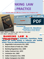 Banking Law & Practice: (NI Act, RBI Act, BR Act, Contract Act, Company Act)