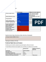 Rocket Parameters and Predicted Flight Data