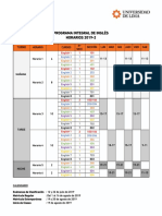 Ulima Centro de Idiomas Horarios y Calendario de Matricula Ingles 2019-2 v.03.07.2019