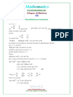 12 Maths Solutions Chapter 3 Misc