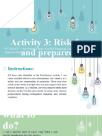 Activity 3: Risk-Free and Prepared!