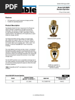 Model N25 ESFR Pendent Sprinkler: Note: Victaulic® and IGS™ Are Trademarks of Victaulic