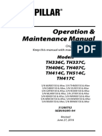 Caterpillar Cat Th417c Telehandler Operator and Maintenance Manual