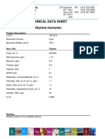 Styrene Monomer TDS