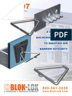 A Cavity Wall Anchoring Solution To Maintain Air Barrier Integrity