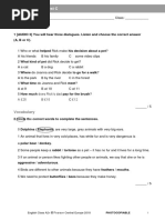 ECA2+ - Tests - Language Test 3C - 2018