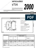 Carnet de Poche Citroën Xantia Édition 2000