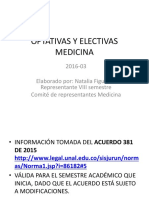 Optativas y Electivas Medicina 2016-03