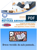 Rotinas Admninistrativas - Aula 6