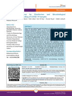 Preventive Guidelines For Disinfection and Microbiological Processes During Handling of COVID-19 Samples