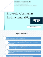 PCI - Proyecto Curricular Institucional