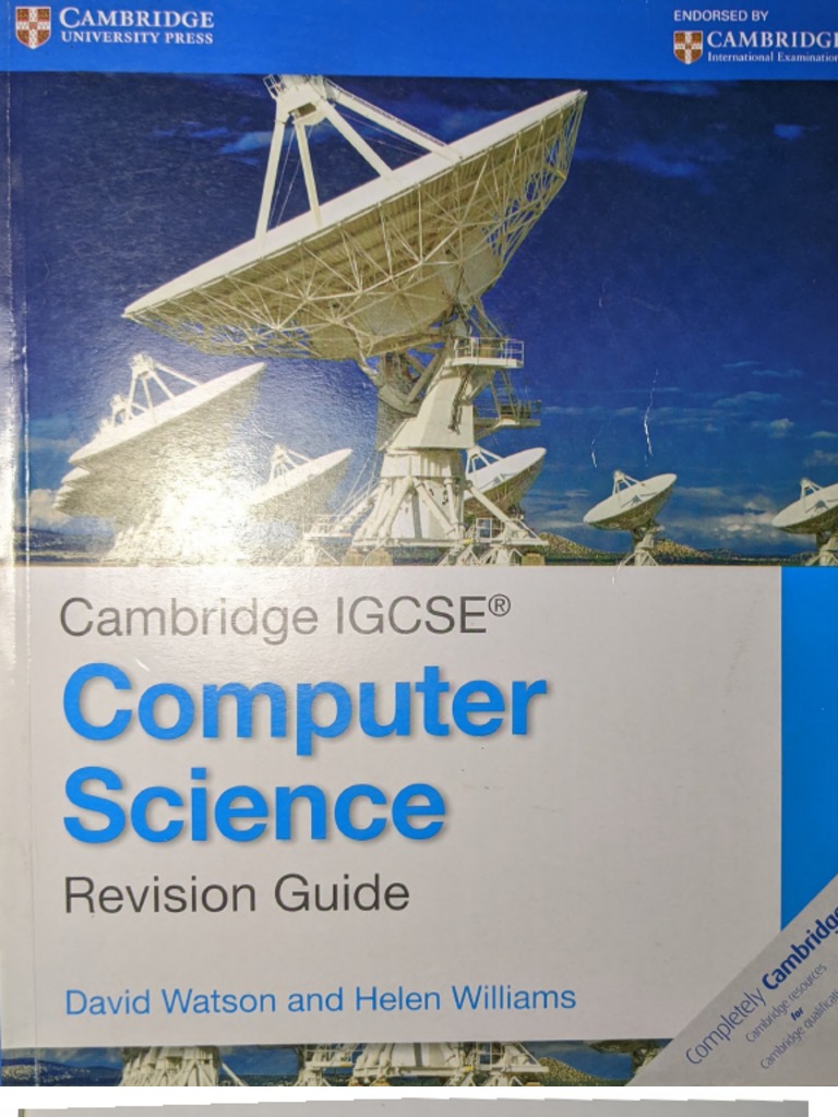 Cambridge IGCSE® Computer Science Revision Guide by David Watson ...