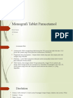 Monografi Tablet Paracetamol