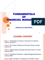 Fundamentals OF Financial Management: I: L H N